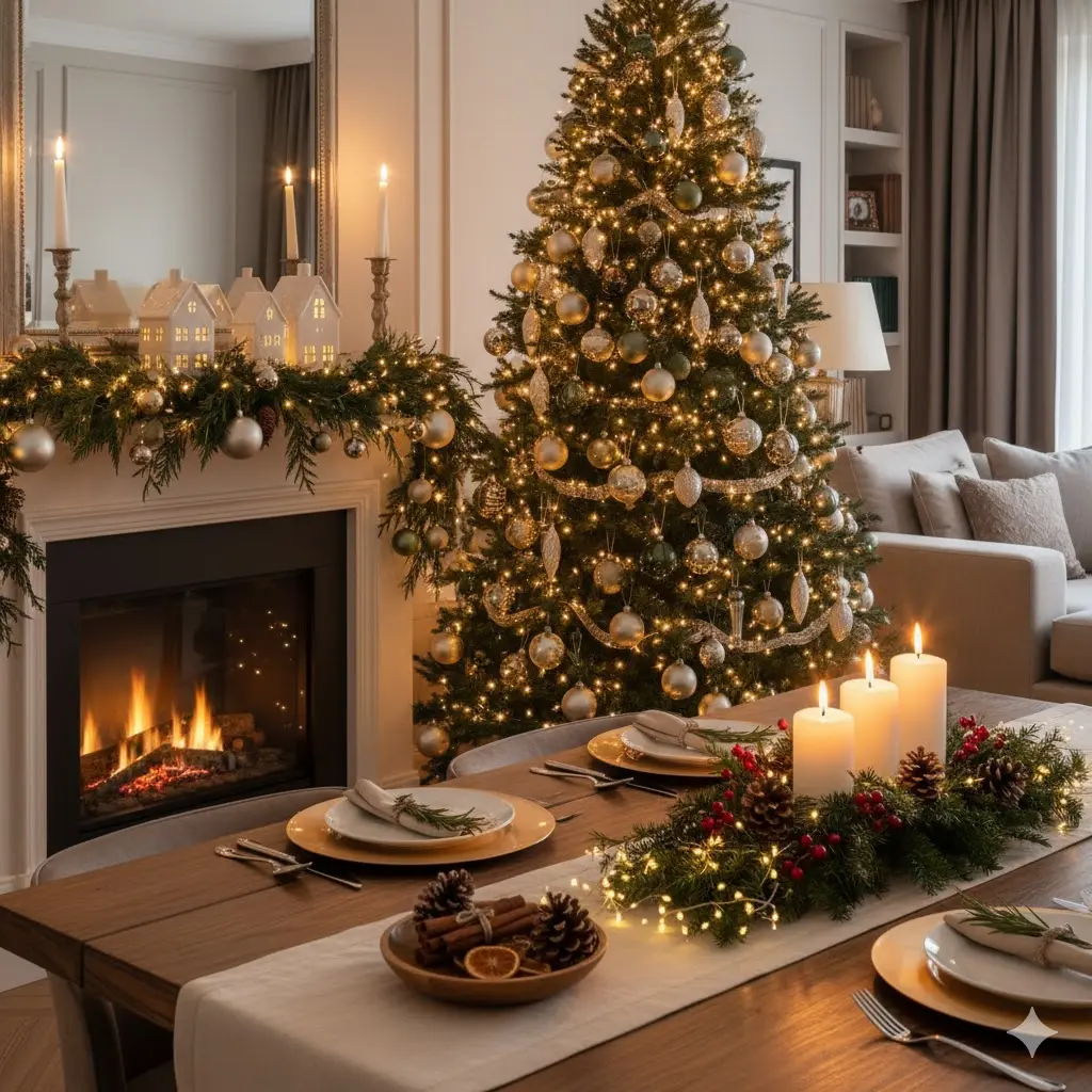 tendencias en decoracion navideña 2025