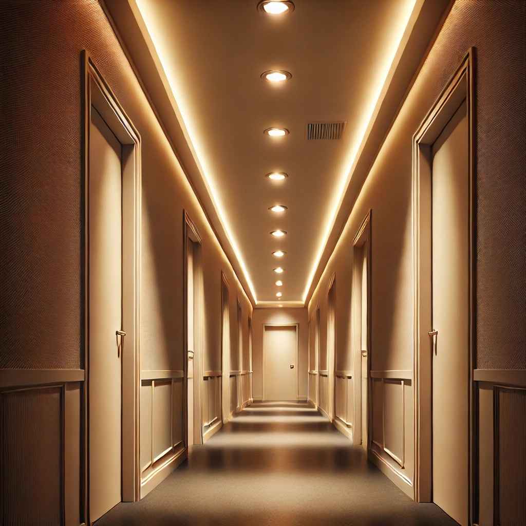 iluminacion pasillos estrechos