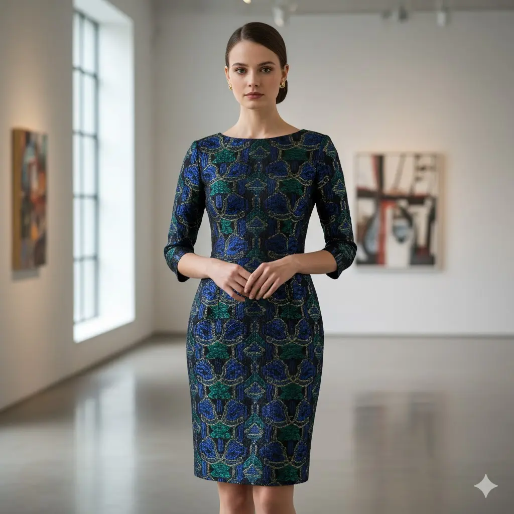 Jacquard: ¿Qué es y dónde usarlo? 4 tela de jacquard