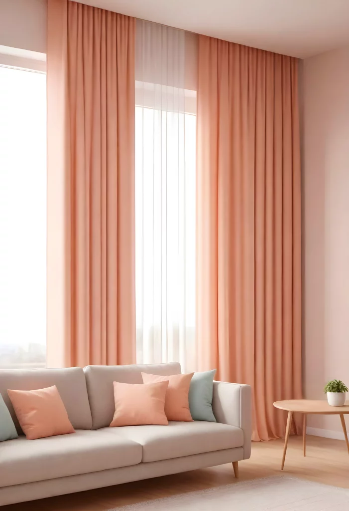 7 Ideas de Decoración para Evitar el Calor en Casa: Colores que No Absorben el Calor en Verano 5 como colocar cortinas en el salón