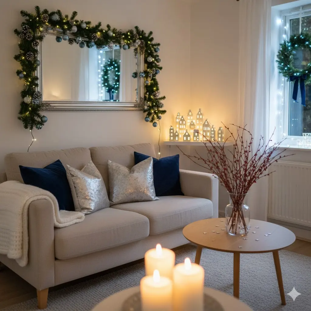 salones decorados de Navidad