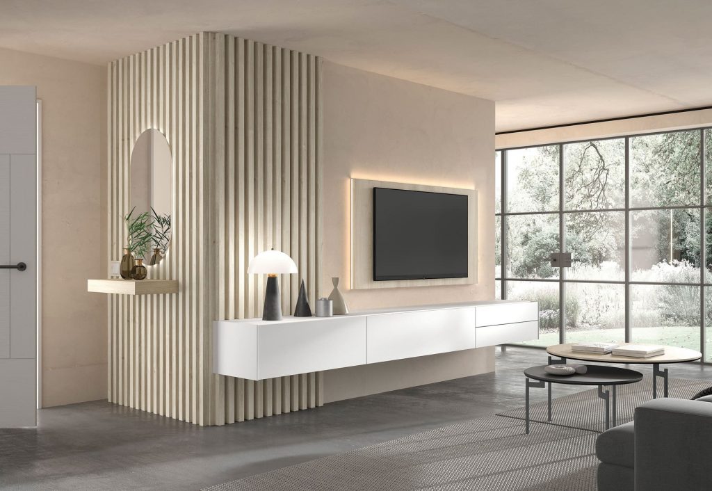 mueble tv suspendido