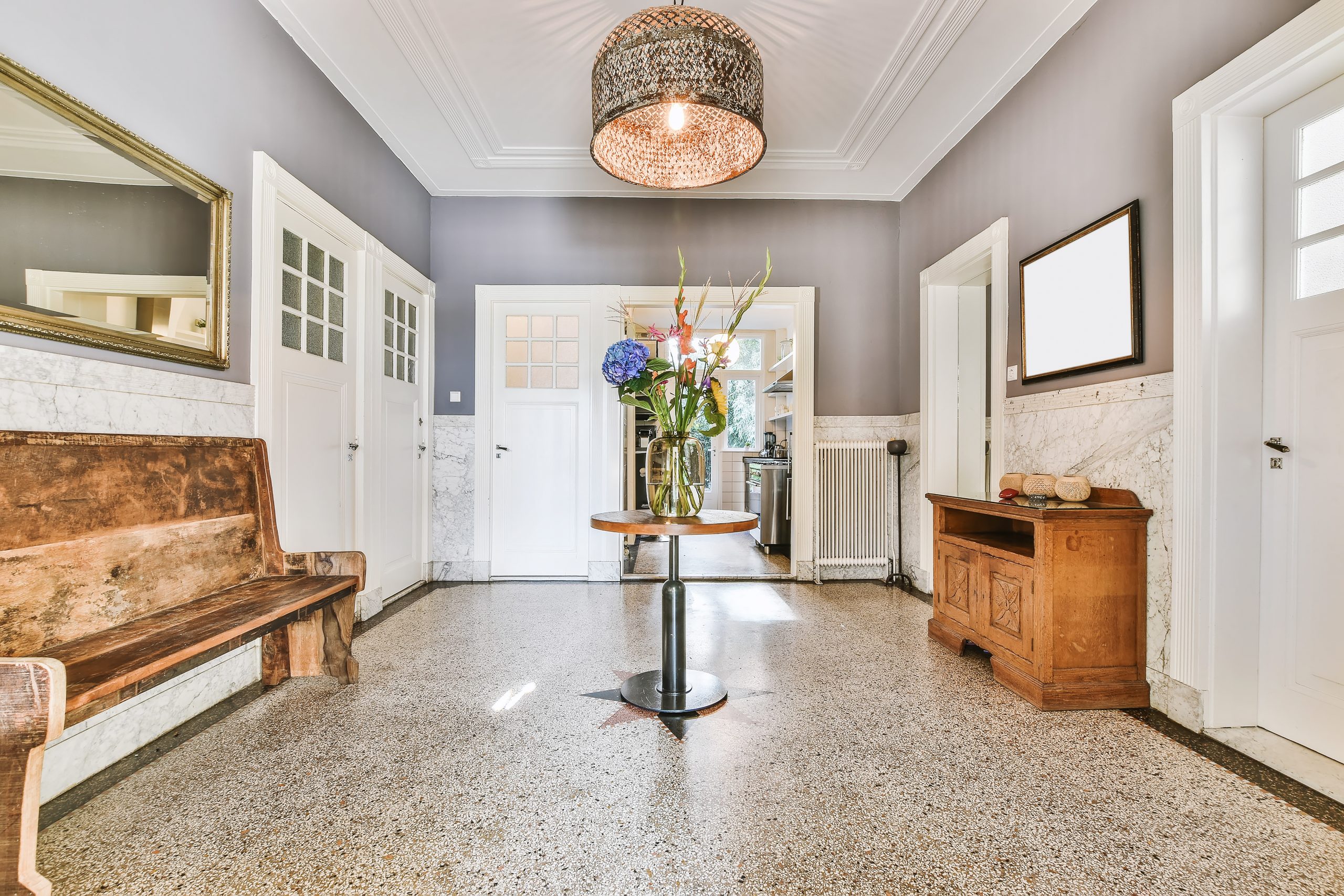 Un recibidor acogedor y elegante 1