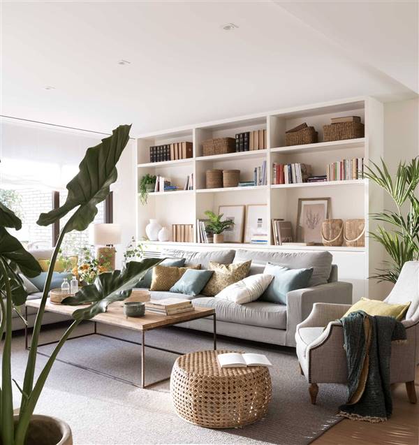 Ideas para decorar la pared del sofá 3