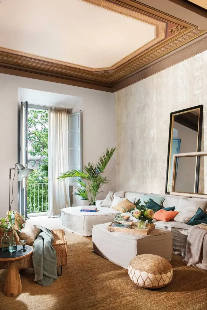 Ideas para decorar la pared del sofá 7