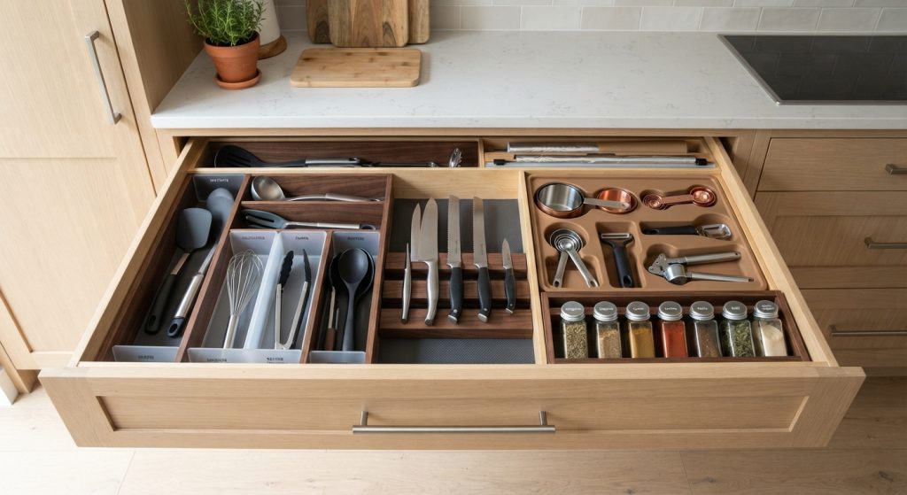 Claves para la decoración de cocinas modernas 2 almacenaje inteligente en cocinas modernas