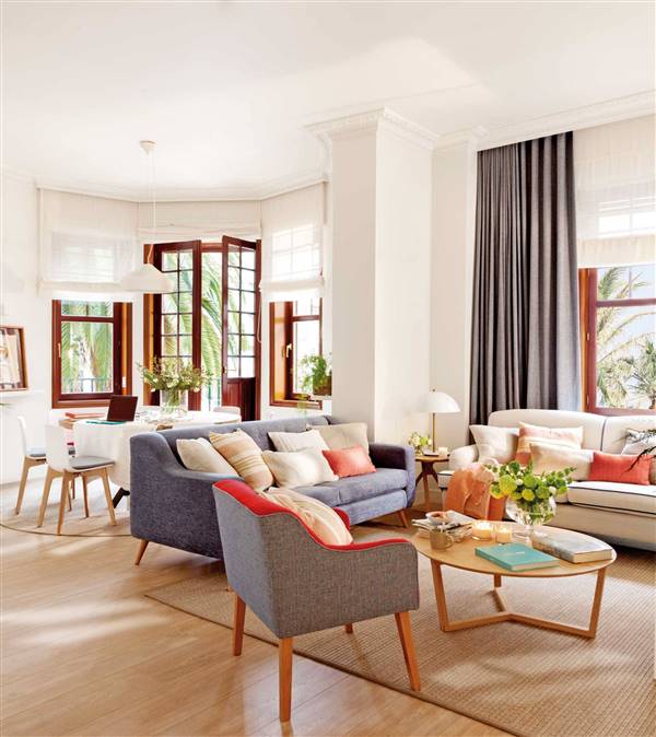 Salones estilosos y con un toque de color 8 Salones estilosos y con un toque de color 7