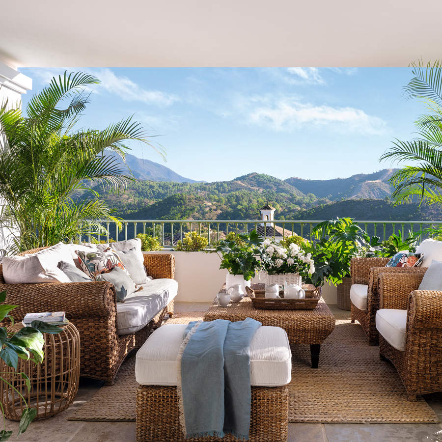 Ideas para decorar una terraza estrecha 2 Ideas para decorar una terraza estrecha 1