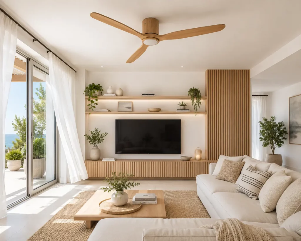 aire acondicionado o ventilador de techo