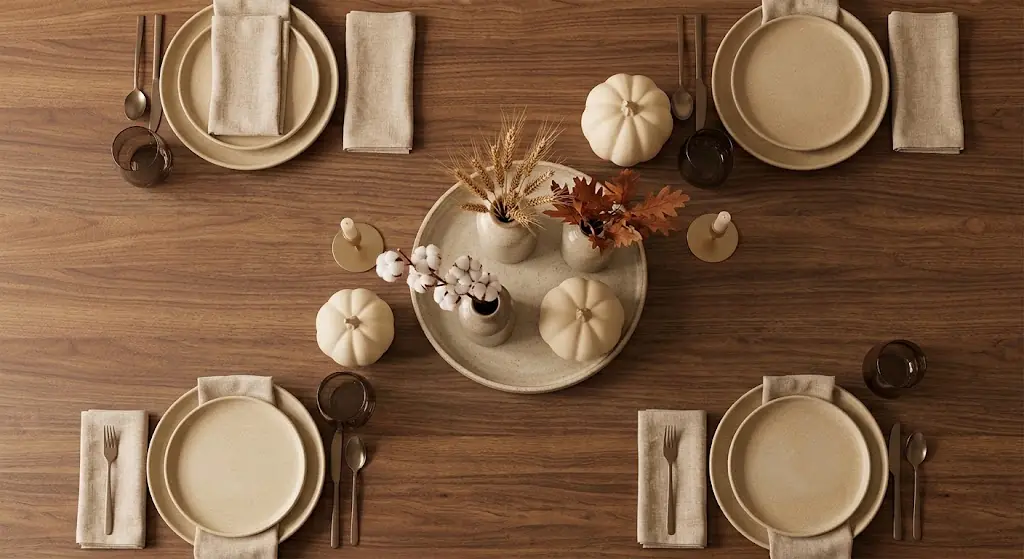 Decoración de otoño para tu casa 1 decoración de otoño y mesas de otoño